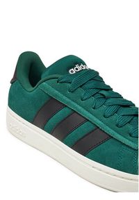 Adidas - adidas Sneakersy Grand Court Alpha IH3847 Zielony. Kolor: zielony. Materiał: skóra, zamsz