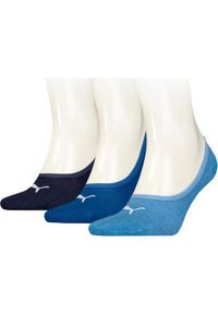 Under Armour - Skarpety sportowe unisex Puma Footie 3P 906930. Kolor: niebieski