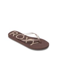 Roxy - Sandały dla Kobiety VIVA SPARKLE Brązowy. Okazja: na plażę. Kolor: brązowy. Materiał: syntetyk, guma. Styl: sportowy