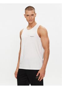 Armani Exchange Tank top 8NZHSG ZJ9AZ 1116 Biały Regular Fit. Kolor: biały. Materiał: bawełna