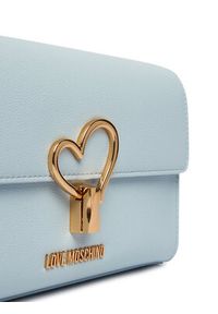 Love Moschino - LOVE MOSCHINO Torebka JC4327PP1OLQ0701 Błękitny. Kolor: niebieski. Materiał: skórzane #4