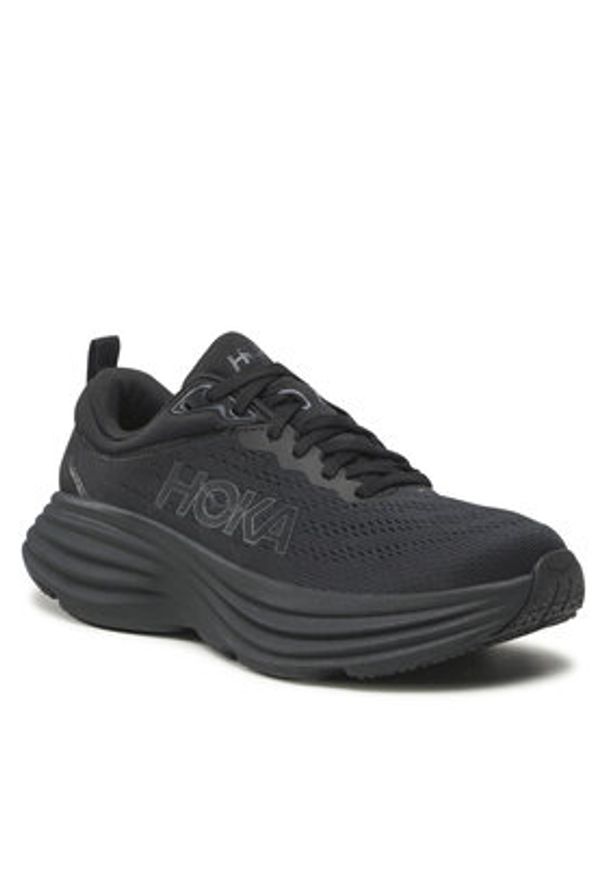 HOKA - Hoka Buty do biegania Bondi 8 1127952 Czarny. Kolor: czarny. Materiał: materiał