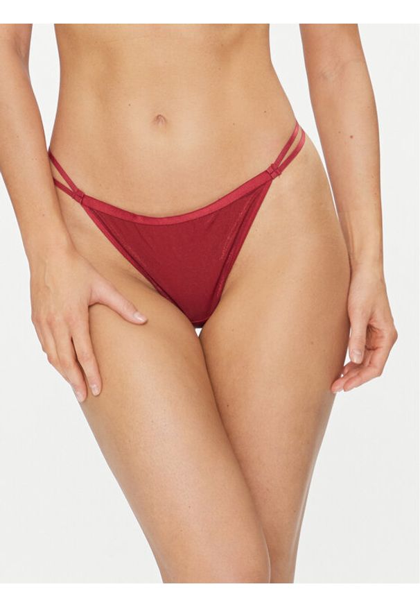 Hunkemöller Stringi Ivana Hl String Tr 203612 Czerwony. Kolor: czerwony. Materiał: syntetyk