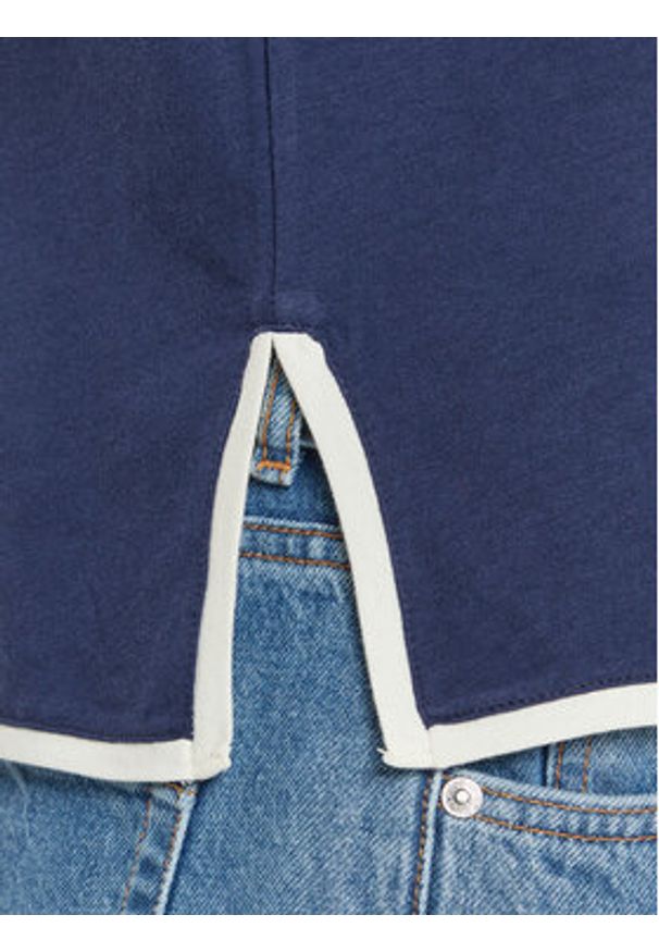 United Colors of Benetton - United Colors Of Benetton Koszulka piżamowa 3Y5E3M063 Granatowy Regular Fit. Kolor: niebieski. Materiał: wiskoza, bawełna