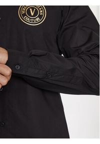 Versace Jeans Couture Koszula 75GALYS2 Czarny Regular Fit. Kolor: czarny. Materiał: bawełna