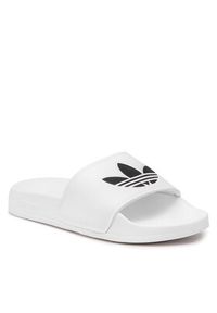 Adidas - adidas Klapki Adilette Lite FU8297 Biały. Kolor: biały. Materiał: skóra