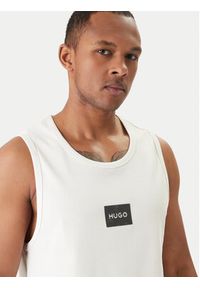Hugo - HUGO Tank top Darrio 50557629 Écru Regular Fit. Kolor: kremowy. Materiał: bawełna #2