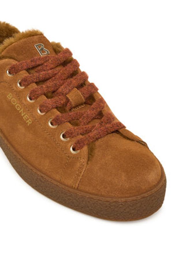 Bogner Sneakersy Lucerne 3 E 22540213 Brązowy. Kolor: brązowy. Materiał: skóra, zamsz