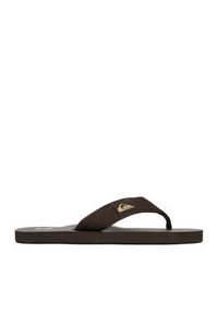 Quiksilver Japonki EO-DUNE CQ10036MGG Brązowy ciemny. Kolor: brązowy. Materiał: skóra #2
