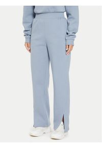 Reebok Spodnie dresowe Fleece Pant 100076053 Niebieski Regular Fit. Kolor: niebieski. Materiał: bawełna, syntetyk