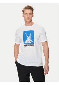 Helly Hansen T-Shirt Hp Race Graphic T-Shirt 34419 Biały Regular Fit. Kolor: biały. Materiał: syntetyk #1
