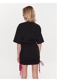 Versace Jeans Couture Sukienka codzienna 74HAO972 Czarny Regular Fit. Okazja: na co dzień. Kolor: czarny. Materiał: bawełna. Typ sukienki: proste. Styl: casual #5
