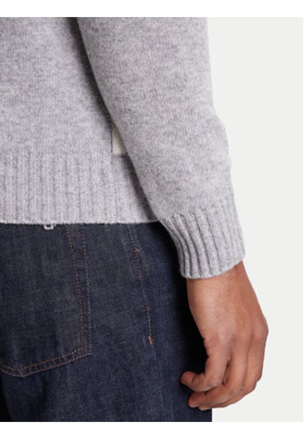 United Colors of Benetton - United Colors Of Benetton Sweter 1244K108R Szary Regular Fit. Kolor: szary. Materiał: wełna