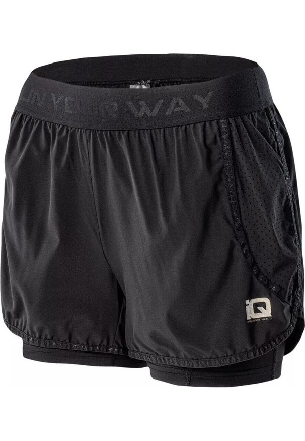 Spodenki treningowe damskie IQ VIERA WMNS. Kolor: czarny