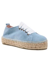 Manebi Espadryle Sneakers D M 3.0 E0 Błękitny. Kolor: niebieski. Materiał: zamsz, skóra #8