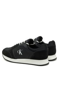 Calvin Klein Jeans Sneakersy Retro Sock Runner Mg YM0YM01152 Czarny. Kolor: czarny. Materiał: materiał