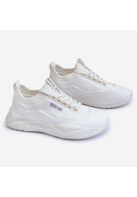 Big-Star - Damskie Sneakersy Memory Foam System Big Star LL274417 Białe. Kolor: biały. Materiał: materiał, skóra #9