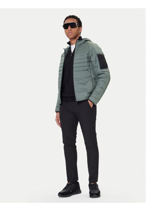 BOSS Kurtka przejściowa Ow Urbanex JT HD 50549181 Zielony Regular Fit. Kolor: zielony. Materiał: syntetyk