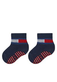 TOMMY HILFIGER - Skarpety długie Tommy Hilfiger. Kolor: niebieski