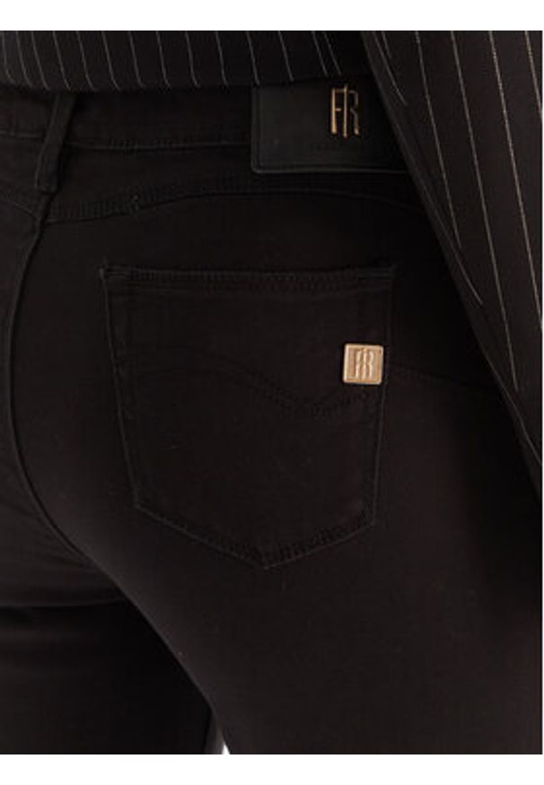 Fracomina Jeansy FP25WV8000W72001 Czarny Slim Fit. Kolor: czarny