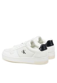 Calvin Klein Jeans Sneakersy Basket Cupsole Low Mg YW0YW01765 Biały. Kolor: biały. Materiał: skóra #6