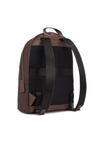 TOMMY HILFIGER - Tommy Hilfiger Plecak Th Premium Leather Backpack AM0AM12224 Brązowy. Kolor: brązowy. Materiał: skóra