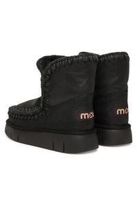 Mou Śniegowce MU.FW531002B Czarny. Kolor: czarny. Materiał: zamsz, skóra #6
