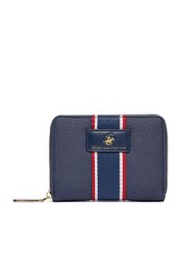 Beverly Hills Polo Club Portfel CEO-BHPC-W1-005-AW25 Granatowy. Kolor: niebieski. Materiał: materiał