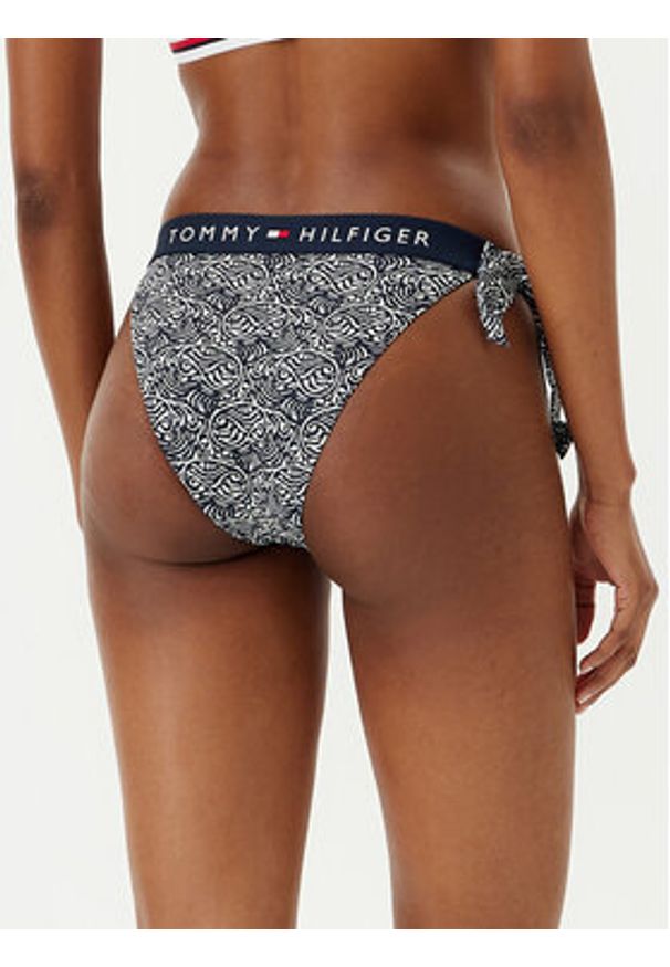 TOMMY HILFIGER - Tommy Hilfiger Dół od bikini UW0UW05366 Granatowy. Kolor: niebieski. Materiał: syntetyk