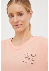 P.E Nation longsleeve bawełniany kolor pomarańczowy. Okazja: na co dzień. Kolor: pomarańczowy. Materiał: bawełna. Długość rękawa: długi rękaw. Styl: casual #3