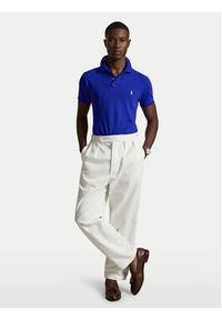 Polo Ralph Lauren Polo 710536856516 Niebieski Regular Fit. Typ kołnierza: polo. Kolor: niebieski. Materiał: bawełna #4
