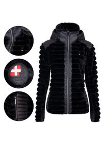 Aulp - Kurtka damska zimowa AULP NOTIL z kapturem. Typ kołnierza: kaptur. Kolor: czarny. Sezon: zima. Styl: sportowy #1