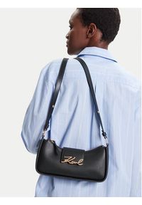 Karl Lagerfeld - KARL LAGERFELD Torebka A3W30290 Czarny. Kolor: czarny. Materiał: skórzane #3