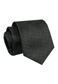 Alties - Krawat - ALTIES - Delikatna Faktura, Czarny. Kolor: czarny. Materiał: tkanina. Styl: elegancki, wizytowy