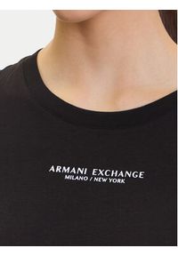 Armani Exchange T-Shirt XW001455 AF10356 UC001 Czarny Slim Fit. Kolor: czarny. Materiał: bawełna #3