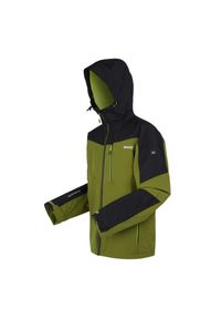 Kurtka turystyczna męska Regatta Wentwood IX 3w1. Kolor: zielony. Materiał: poliester. Sport: turystyka piesza #1