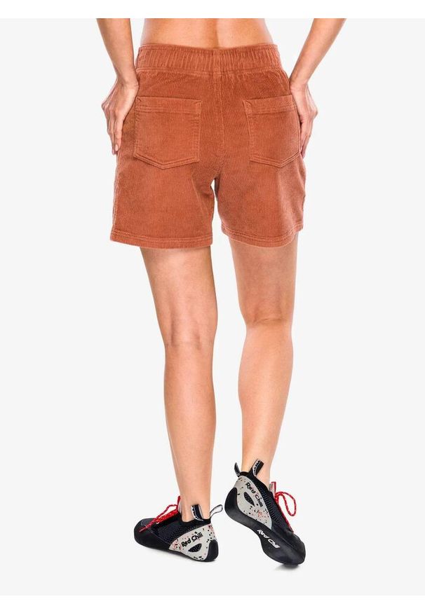 Spodenki wspinaczkowe damskie Black Diamond Dirtbag Corduroy Shorts. Kolor: brązowy