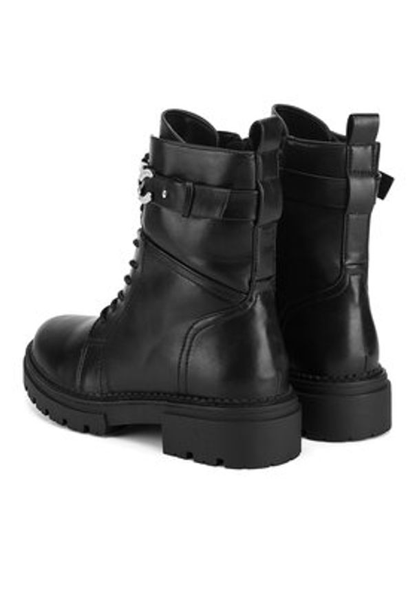 Jenny Fairy Trzewiki WS5579-12 Czarny. Kolor: czarny. Materiał: materiał