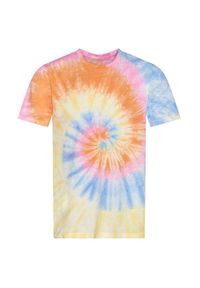 AWDIS - Męska Koszulka Swirl Tie Dye. Kolor: wielokolorowy, czarny