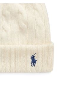 Polo Ralph Lauren Czapka 455956315002 Écru. Materiał: wełna, materiał