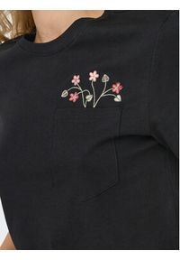 only - ONLY T-Shirt Polly 15317989 Czarny Regular Fit. Kolor: czarny. Materiał: bawełna