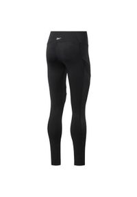Spodnie do biegania damskie Reebok Wor Mesh Tight. Kolor: czarny. Materiał: mesh
