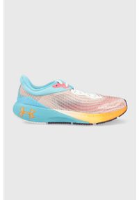Under Armour buty do biegania Hovr Machina Breeze kolor niebieski. Kolor: niebieski. Materiał: guma. Szerokość cholewki: normalna. Wzór: aplikacja. Sport: bieganie