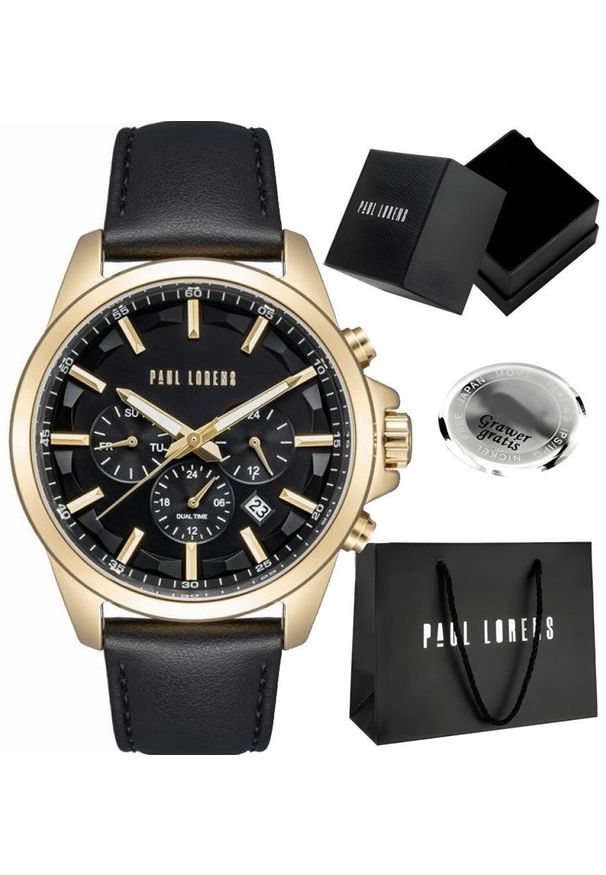 Zegarek męski Paul Lorens MAKALU-PROF Z GRAWEREM
