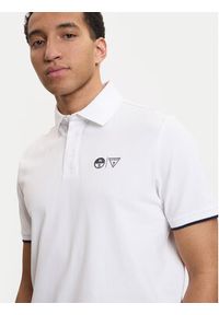 Guess Polo M6GP47 K3323 Biały Regular Fit. Typ kołnierza: polo. Kolor: biały. Materiał: bawełna #2