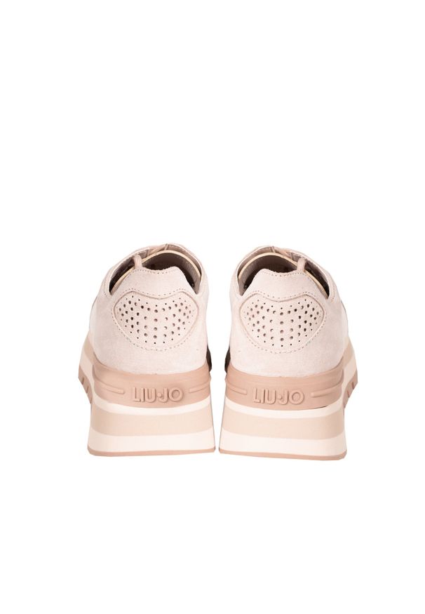 Liu Jo - Liu-Jo Sneakersy "Amazing 14" | BA3125 PX353 | Kobieta | Różowy. Kolor: różowy. Materiał: skóra