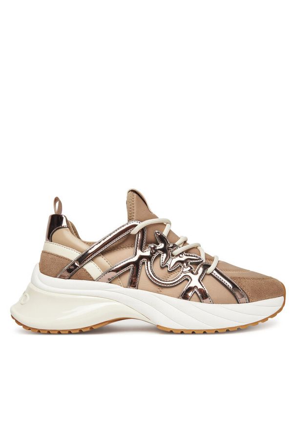 Pinko - Sneakersy PINKO. Kolor: brązowy