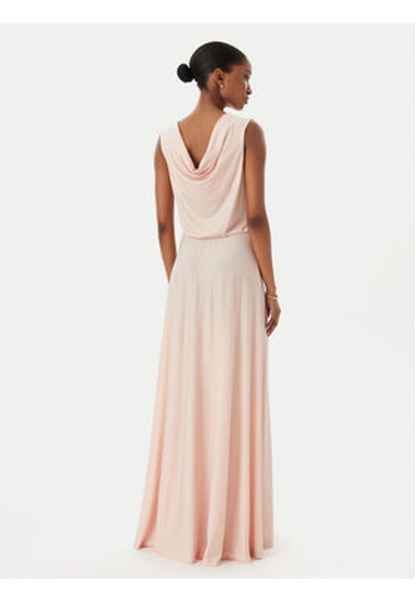 Rinascimento Sukienka wieczorowa CFC0122393003 Różowy Regular Fit. Kolor: różowy. Materiał: syntetyk. Styl: wizytowy