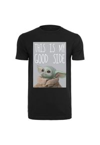 Koszulka Urban Classics baby yoda good side. Kolor: czarny. Wzór: motyw z bajki #1