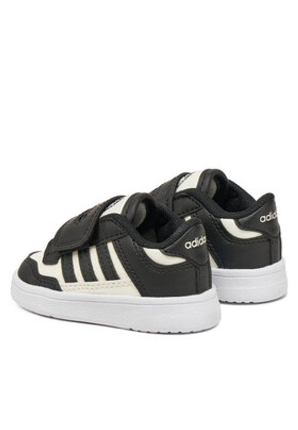 Adidas - adidas Sneakersy Rapid Court JS3546 Czarny. Kolor: czarny. Materiał: skóra
